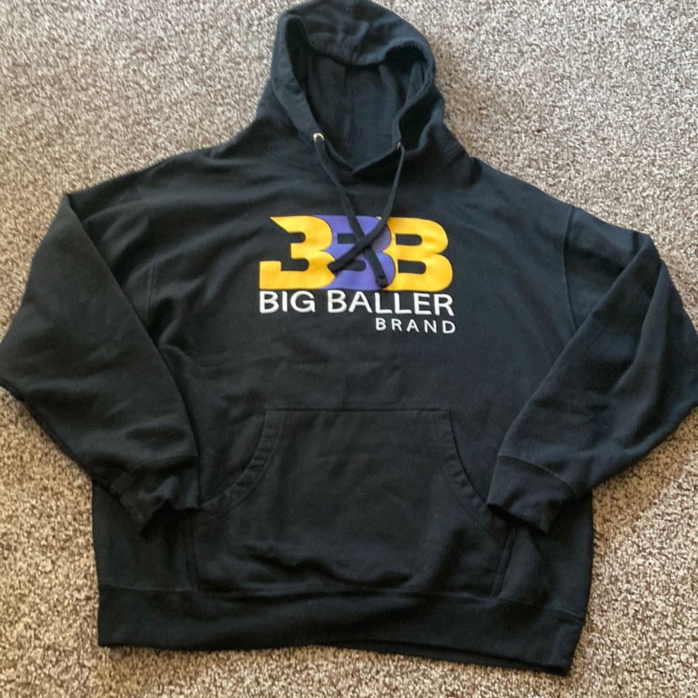 Big Baller Brand Size Large Hoodie Sweatshirt